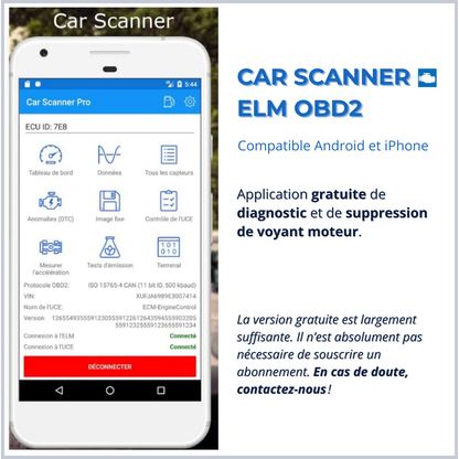 Scanner OBD2 Bluetooth SKANNECT
